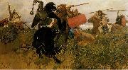 Viktor Vasnetsov Fight of Scythians and Slavs oil painting